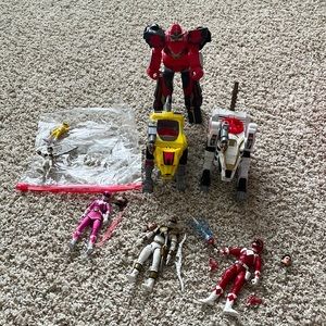 Power Rangers toy lot